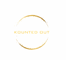 Gold circular design with 'KOUNTED OUT' text on a white background